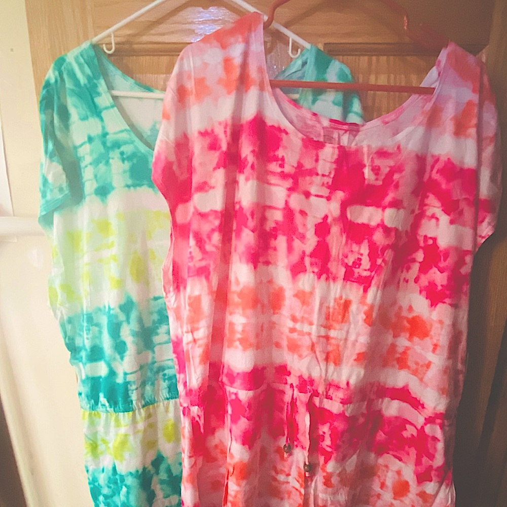 Flowy Tie-Dye Shirts! Plus Size